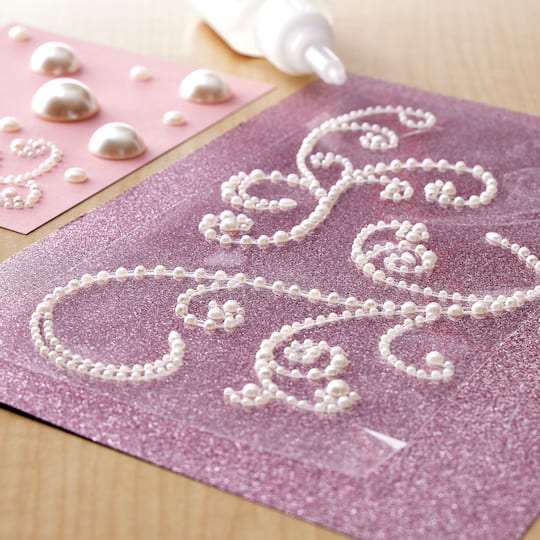 12 Pack: Pearl Scroll Stickers by Recollections™